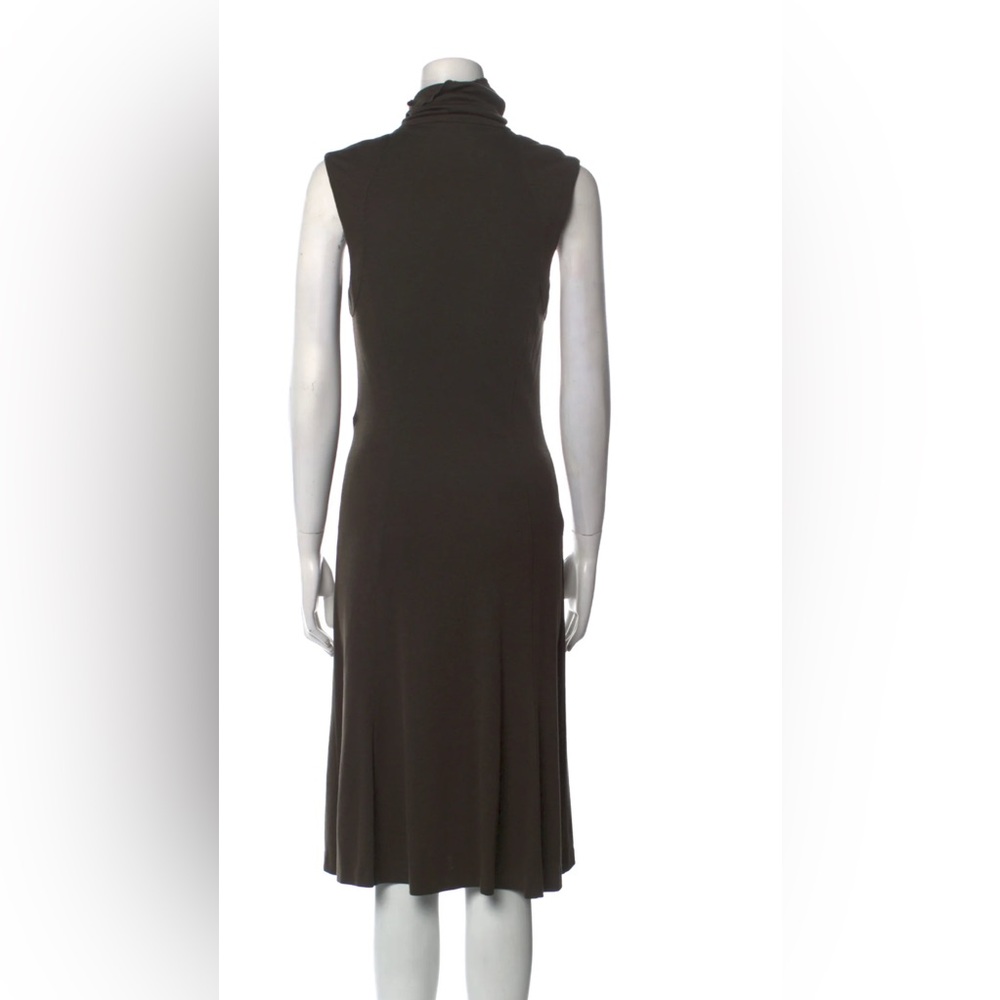 Diane Von Furstenberg Backless Brown Dress